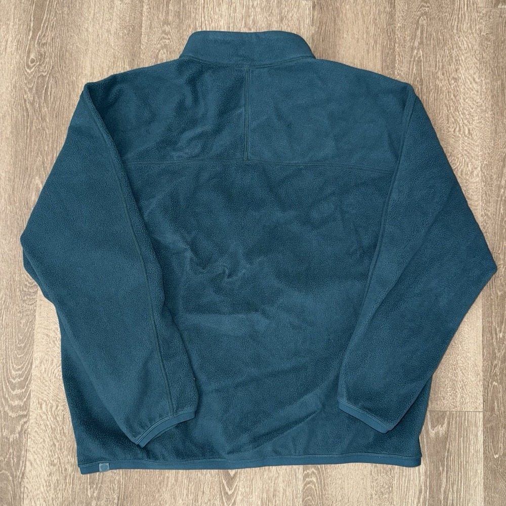 Lululemon Oversized Fit Fleece Half Zip Pullover Men's XL Green Pockets - Picture 3 of 7